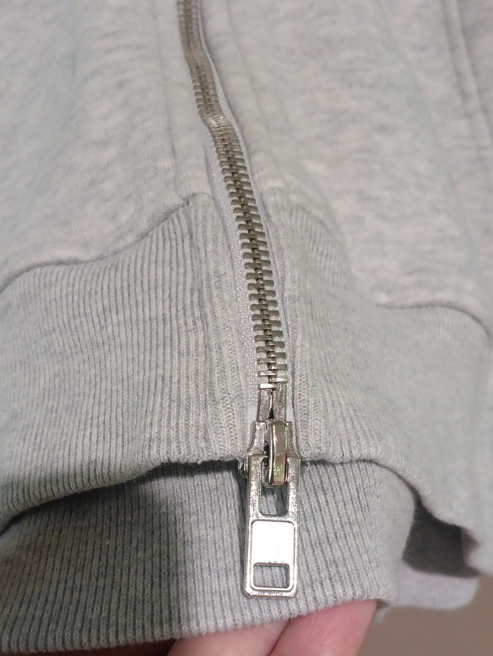 Abercrombie & Fitch Light Gray Desert Zip Hoodie - Picture 4 of 6